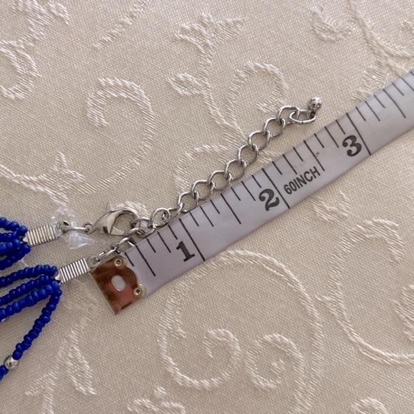 Bocar multi layer 5 strand statement collar beaded fashion jewelry necklace - Picture 6 of 10